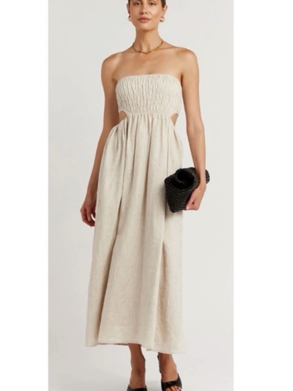 Dissh Nell Linen Midi dress